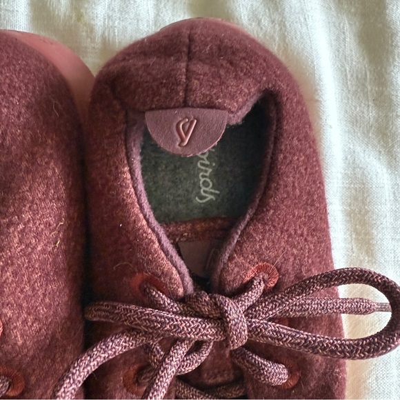 Allbirds Burgandy Wool Runners | Size 8 - Picture 3 of 7